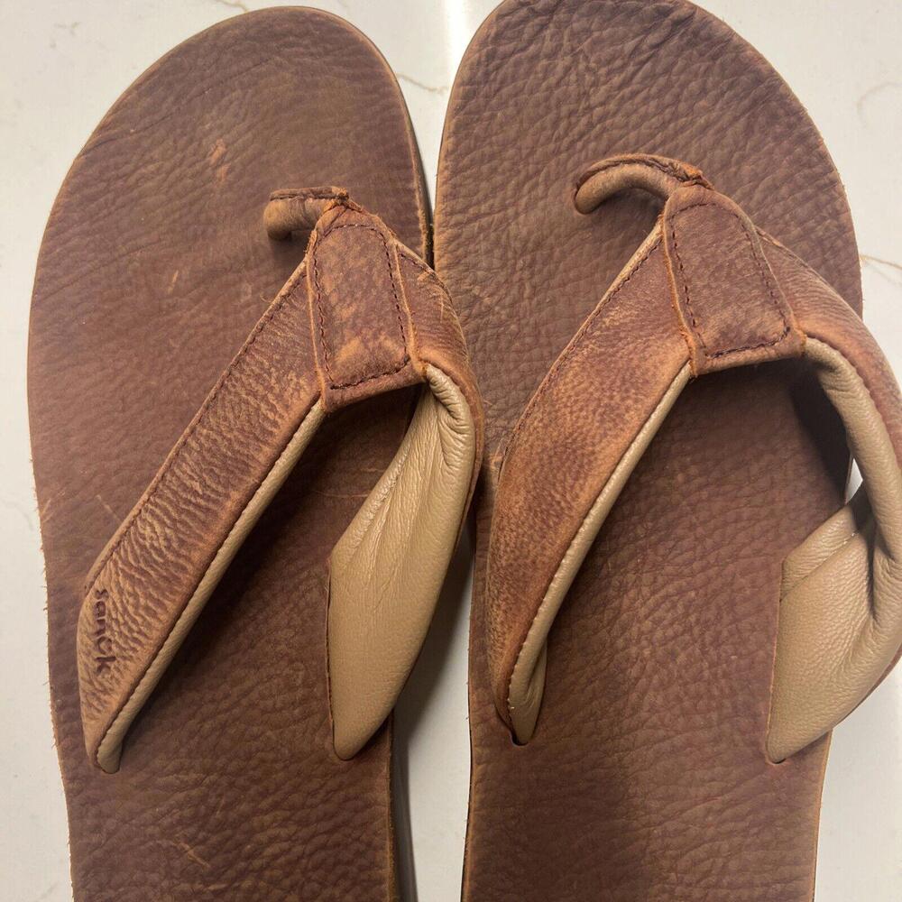 Sanuk Men's Cosmic Yoga Mat Primo Tan NWOT sz  8 - Picture 5 of 5